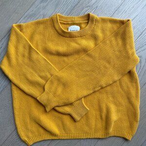 Kowtow Mustard Yellow Escape Crew